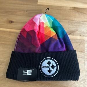 NWT - New Era Pittsburgh Steelers Crucial Catch Knit Hat - Beanie